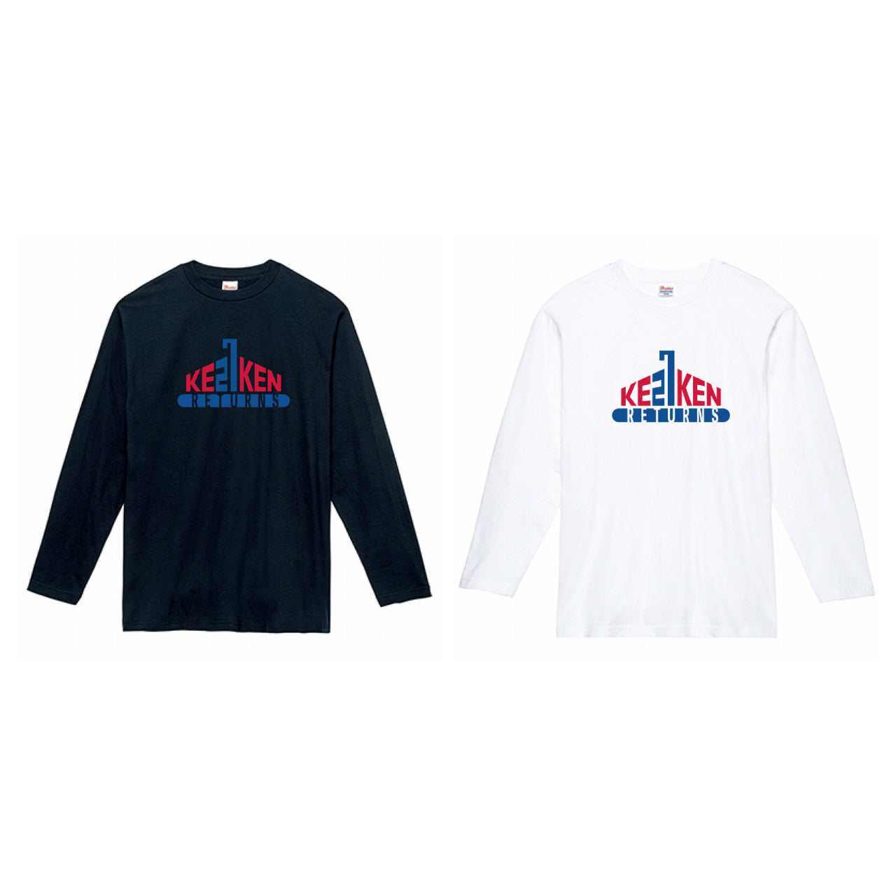 松原健選手オリジナルグッズ「ケニけんリターンズ」長袖Tシャツ【ロゴ：大】